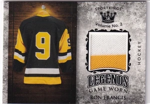 2020 Sportkings VOLUME 2 Single Memorabilia #LSM-26 RON FRANCIS AUTHENTIC USED - Picture 1 of 2