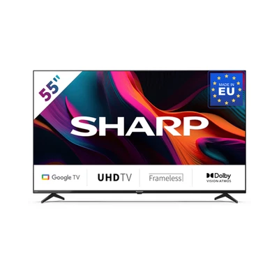 55 Zoll Fernseher 4K Ultra HD Google TV – Smooth Motion - SHARP 55GL4260E - Bild 1 von 4
