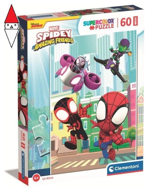 PUZZLE CLEMENTONI PUZZLE 60 MAXI SPIDEY AND FRIENDS - Immagine 1 di 1