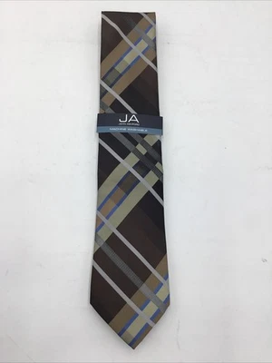 Галстук мужской John Ashford Madison клетчатый коричневый OS - Изображение 1 из 2