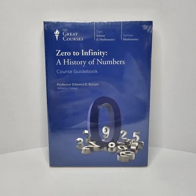 🔥The Great Courses - Zero To Infinity: A History Of Numbers - DVD & Guidebook - Image 1 of 2