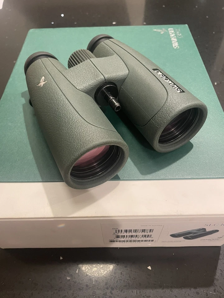 Swarovski SLC 10x42 HD Binoculars with Field Bag Pro Green - New in Box - Image 1 of 4