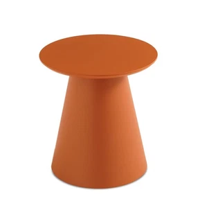 Tavolino basso da caffè rotondo design moderno ruggine per salotto CIC-768 - Imagen 1 de 9