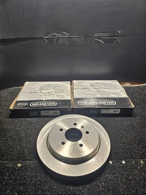 (CANTIDAD 2) Rotor de freno de disco trasero ventilado para Cadillac CTS 2006-2007 YH145607 Foto 1 de 4