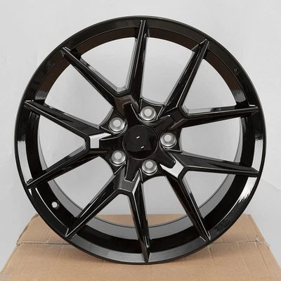 NEW REPLACEMENT 18" X 8" WHEEL GLOSS BLACK RIM WHEEL FOR HONDA CIVIC 2016-2024 Foto 1 de 4