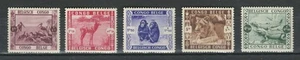 LOTE CONJUNTO CONGO ÁFRICA COLONIAS BELGAS ANIMALES SALVAJES MNH (CO 743) - Imagen 1 de 1