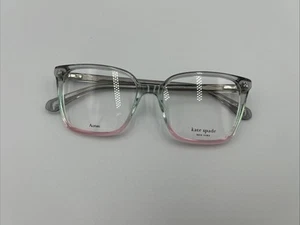 Kate Spade New York Everleigh 3U5 Gray Square Eyeglasses Frames 52-16-140 New - Picture 1 of 7