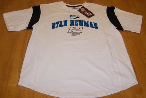 VINTAGE RYAN NEWMAN #12 NASCAR T-Shirt MEDIUM NEW Cover