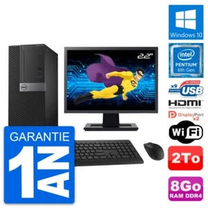 PC tour DELL 7050 Bildschirm 22 " Intel G4400 RAM 8Go Scheibe 2To HDMI Windows - Bild 1 von 8