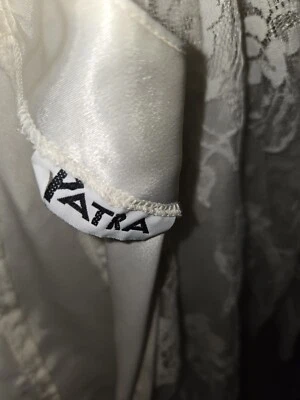 Patra Sheer Venise Lace Wedding Dress In Ivory Size NOT Labeled ,,sold As IS - Image 1 of 4