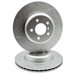 Para BMW 420i F36 Gran Coupe M Sport Ranurado Perforado Discos de Freno Trasero - Imagen 1 de 9