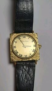  LUCIEN PICCARD 10K Gold Filled Watch SQUARE Vintage 