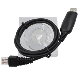 For Motorola GM3188 GM338 SM120 GM950 GM3688 Radio USB Programming Cable With CD - Zdjęcie 1 z 8