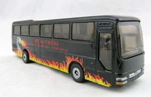 Siku 1624 - MAN Tourist Bus coach Heavy Metal Tours H0 Scale 1:87 - Picture 1 of 6