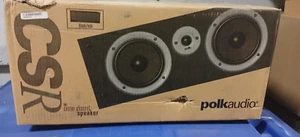 Polk Audio center channel speaker Model CSR NEW black - Picture 1 of 3
