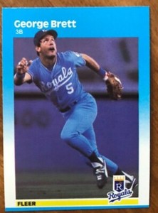 1987 Fleer, George Brett, #366