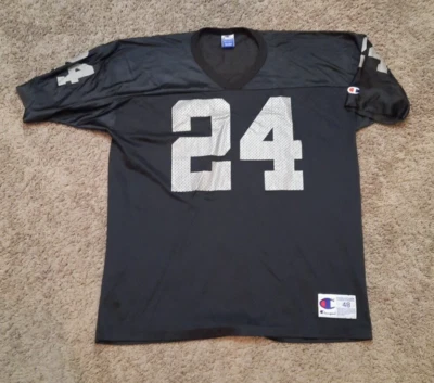 Camiseta vintage Champion Oakland Raiders Charles Woodson talla 48 Foto 1 de 4