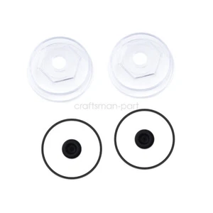 2P Fits Dexter LCI Bearing Cover 4" Trailer Hub Oil Cap Kit 10-16K 183772-KIT US - Picture 1 of 5