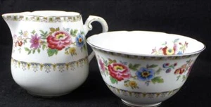 Crema y tazón de azúcar abierto Royal Grafton Malvern - Imagen 1 de 7