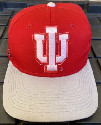 Vintage Indiana Hoosiers Go Big Red Sports Specialties Back Script Snapback Hat - Image 1 of 4