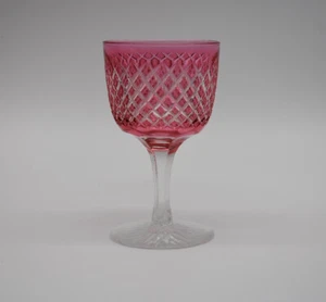 Diamante ABP American Brilliant Período arándano rojo fresa 4-1/2" corvejón de vino - Imagen 1 de 10