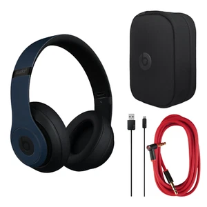 Studio 3 Wireless Headphones Over-Ear Custom Color (Blue & Black) - Excellent - Picture 1 of 1