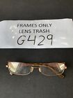 Cole Haan Ch 926 Bronze Rectangle Eyeglasses Frame 54 16 135 G429