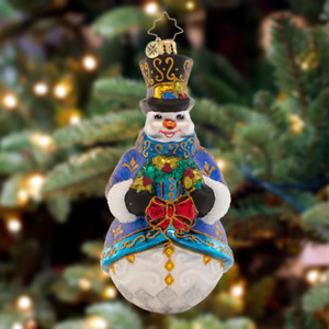 Winter's Frost Snowman Ornament