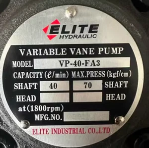 1 pieza bomba de paletas variable VP-40-FA3 eje de llave plana 19,05 nuevo - Imagen 1 de 8