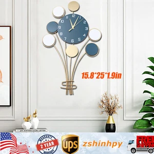 Large Wall Clock Metal Balloon Bouquet Wall Clock For Home Art Decor 40*64cm - Picture 1 of 16