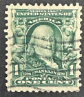 Us Stamp, Scott #300 Benjamin Franklin "Used" Single Of 1903.
