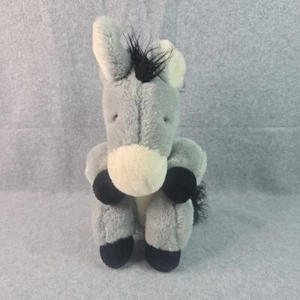 24K Polar Puff Donkey Faux Hair 10in Plush Vintage 1985 Plushies Stuffies Lovies - Picture 1 of 7