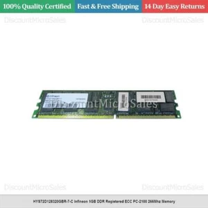 HYS72D128320GBR-7-C Infineon 1GB DDR Registered ECC PC-2100 266Mhz Memory - Picture 1 of 1