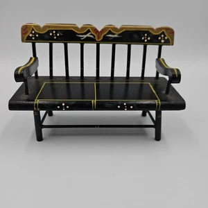 Vintage Shackman Miniatur bemalt Pennsylvania niederländische Bank Puppenhaus Maßstab 1:12 - Bild 1 von 7