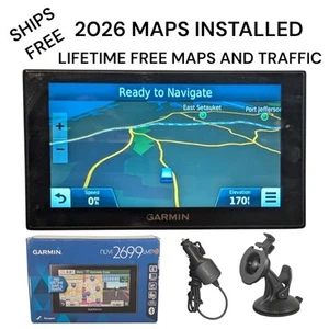 Garmin 2699LMT HD FREE Lifetime Maps & Traffic 6" GPS 2026 Newest Maps Updated - Picture 1 of 23