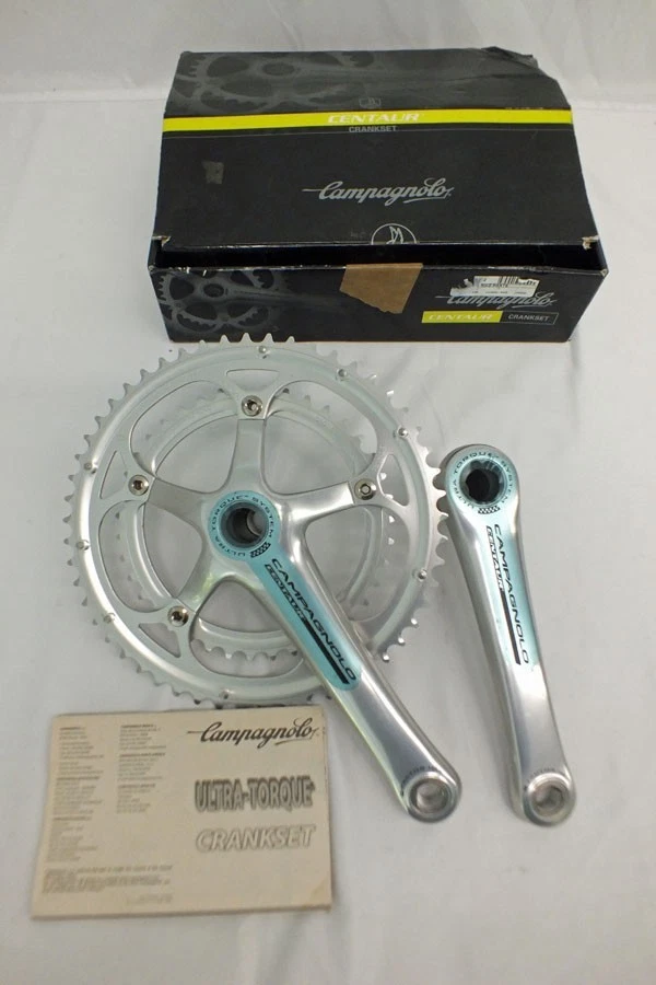 Juego de bielas Campagnolo Centaur Ultra Torque de colección 172,5 mm doble 53/39 10 velocidades carretera Foto 1 de 4