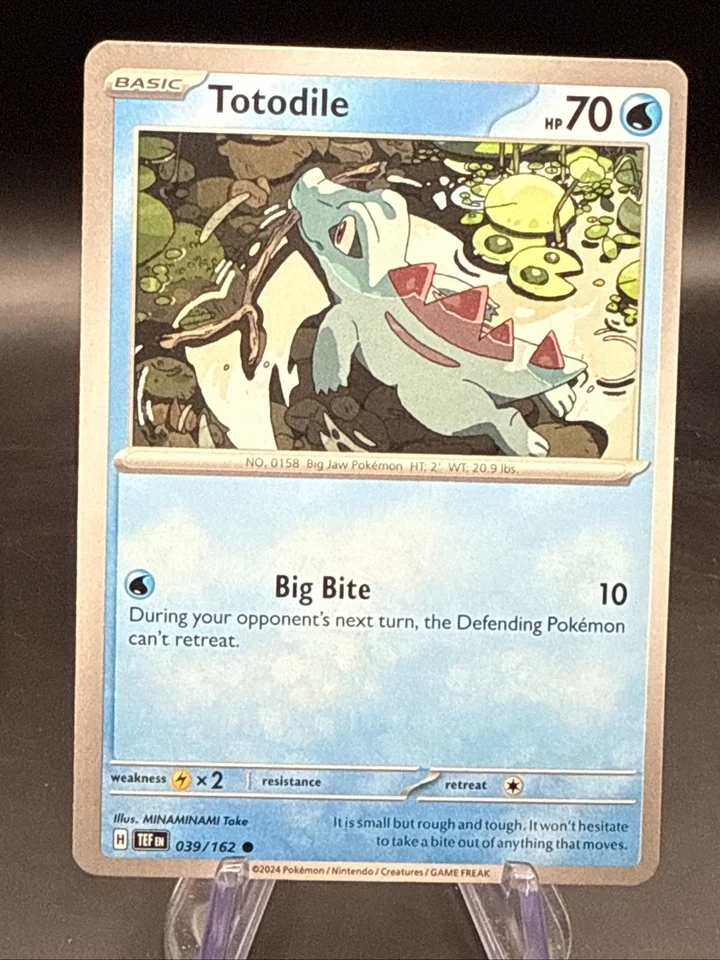 Totodile 039/162 SV05: Temporal Forces Regular - Image 1 of 1