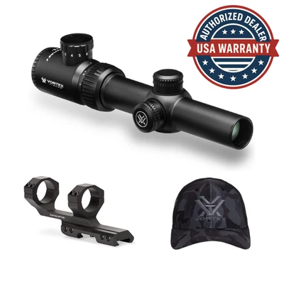 Vortex Crossfire II 1 4x24 Riflescope V Brite MOA Reticle Accessory Bundle - Image 1 of 4