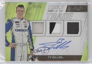 2017 Panini Absolute Spectrum Silver /75 Ty Dillon #TTTS-TY Auto