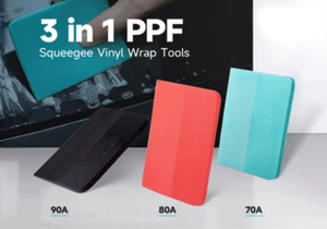 Kit de envoltura de goma 3 derómetros TPU/PPF para vinilo, ventana automática tinte automóvil EE. UU. - Imagen 1 de 7
