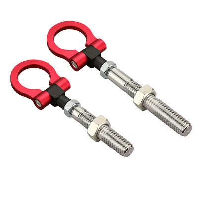 Kit de gancho de remolque delantero + trasero rojo para Chevrolet C7 y C8 Corvette GM 2014-2025 Foto 1 de 4