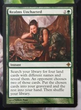 Realms Uncharted MTG Rise of the Eldrazi Green Rare Instant Heavy Play x1 OC1