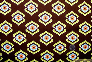 SPRINGS RETRO GEOMETRIC FABRIC 1/2 YARD (18" X 43") - Picture 1 of 1