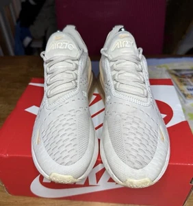 Womens Nike Air Max 270 Trainers (DX8951-001) Beige/Peach Size UK 5 EUR 38.5 - Picture 1 of 12