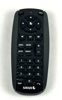 Sirius Satellite Radio Remote Control SSP1482 Black Tested Working Preowned - Image 1 of 4