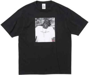 Top Supreme Jordan Biggie Manga Corta S/S Talla L Negro Nuevo Sellado - Imagen 1 de 3