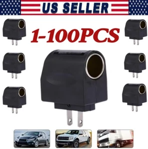 100-240V AC To 12V DC Car Cigarette Lighter Socket Power Adapter Converter LOT - Picture 1 of 8