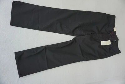 Signum 84 Hombre Confort Fit Elastizados Pantalón Rayas 35/30 W35 L30 Fino Gris - Imagen 1 de 4