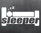 Sleeper Bed Funny Vinyl Sticker Decal Van Car Graphics Jdm  Stickers Dub