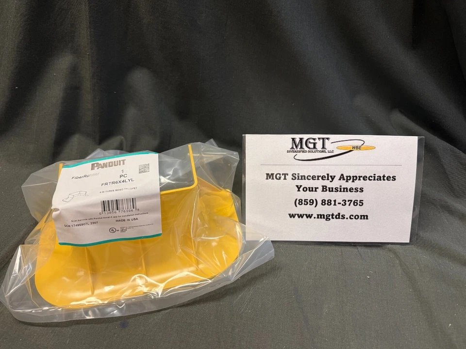 PANDUIT / FRTR6X4LYL / PANDUIT FIBERRUNNER TROMPETA DE TRES LADOS 6 PULGADAS Foto 1 de 1